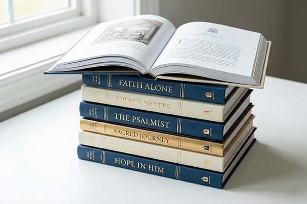 Display of successfully published books