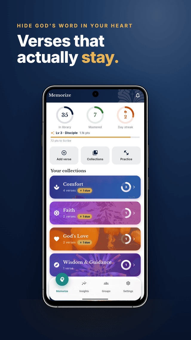 Scripture Brain home screen